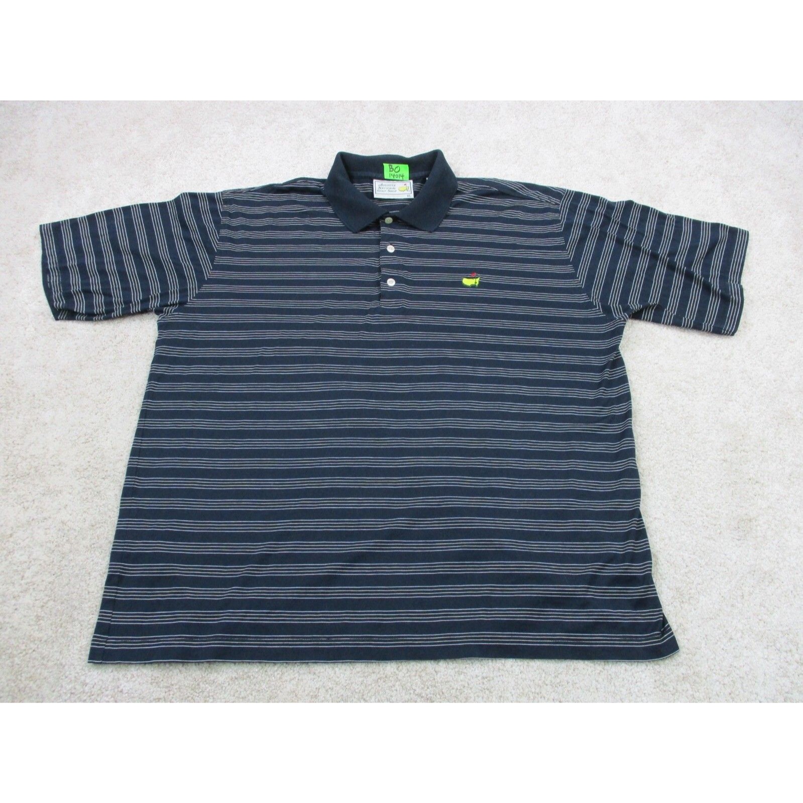 Masters Polo Shirt Mens Extra Large Xl Blue Masters Augusta National Golf